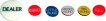 Set de jetons de donneur miniature