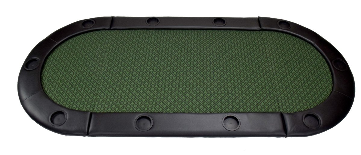 NORTH Tabletop Poker Table Green 10 Seats