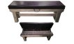 Pool table Top Table Dinner Wood with Benches 8FT thumbnail
