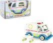 Le Toy Van Set de jeu voitures, set ambulance - bois miniature