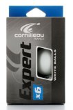 Cornilleau Expert balles de tennis de table blanches miniature