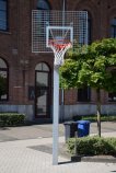 NORTH Solid Poteau de basket usage public galvanisé miniature