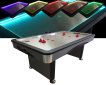 TopTable Fast Flash Steel & Multi LED Air Hockey Table Black/Stainless Steel 7FT thumbnail
