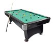 NORTH Gardone Pool Table Black/Green 7FT thumbnail