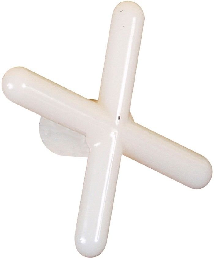Appui-queue croix blanc en plastique