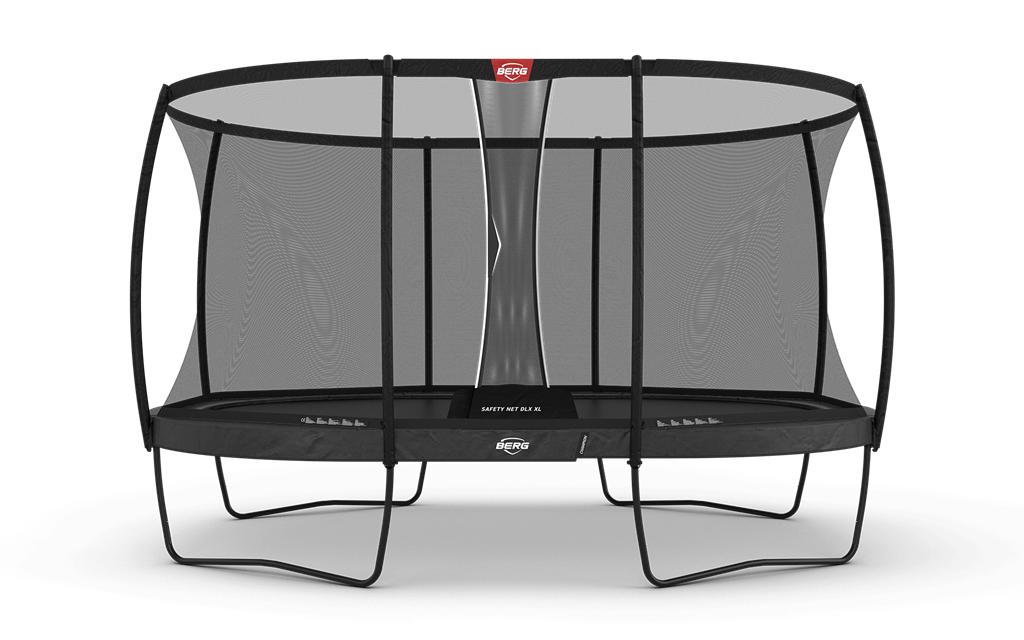 BERG Grand Champion Regular Trampoline 520 Gris + Safety Net Deluxe XL