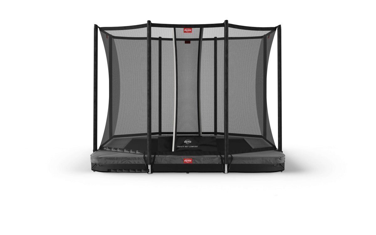 BERG Ultim Favorit InGround Trampoline 280 Gris + Safety Net Comfort