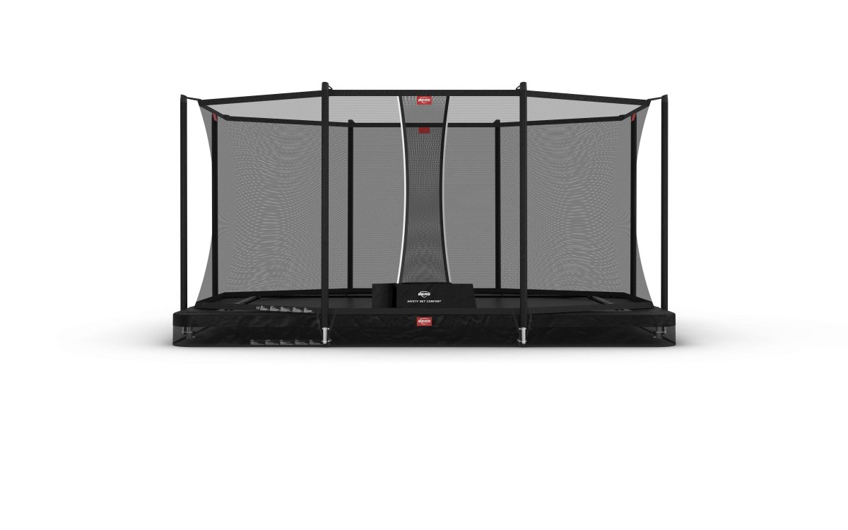 BERG Ultim Favorit InGround Trampoline 410 Noir + Safety Net Comfort