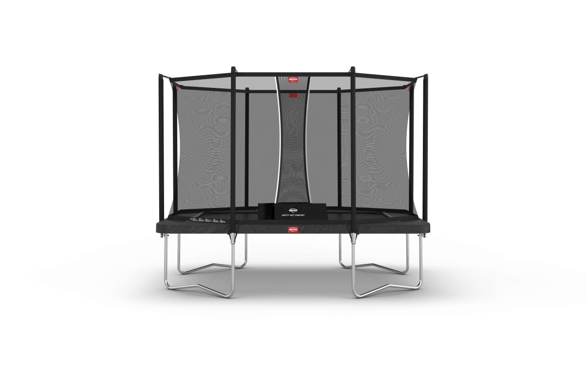 BERG Ultim Favorit Regular Trampoline 330 Gris + Safety Net Comfort