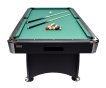 NORTH Gardone Pool Table Black/Green 8FT thumbnail