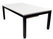 NORTH Essence Table de billard/Table à manger Noir/Blanc 7FT miniature