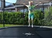 EXIT Elegant inground trampoline ø427cm with Economy safety net - black thumbnail