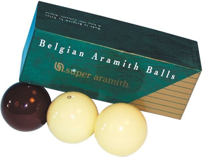 Set de billes de carambole Super Aramith ROUGE FONCÉ 61,5 mm