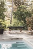 Cornilleau Origin Table de billard (pool) d'extérieur noire miniature