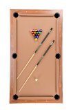 NORTH Essence Table de billard/Table à manger Noir/Noyer 7FT miniature