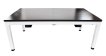 NORTH Essence Table de billard/Table à manger Blanc/Noir 7FT miniature
