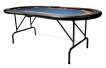 NORTH Table de poker Foldy Bleue 10 personnes miniature