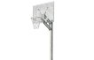 NORTH Euro Court Poteau de basket à usage public galvanisé réglable miniature