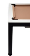 NORTH Essence Table de billard/Table à manger Noir/Blanc 7FT miniature