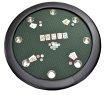NORTH Texas Round Poker Table Green 8 Players thumbnail