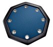 NORTH Octagon Table de poker bleue 8 places miniature