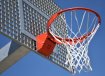 NORTH Solid Poteau de basket usage public galvanisé miniature