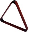 Pool triangle 57.2mm mahogany deluxe thumbnail