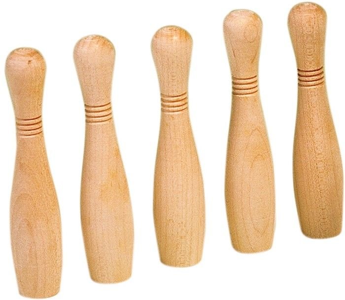 Quilles de billard en bois, sans roi