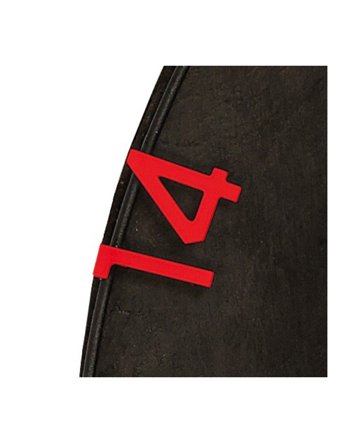 Numéros de cible HD2 - Rouge 10/pk