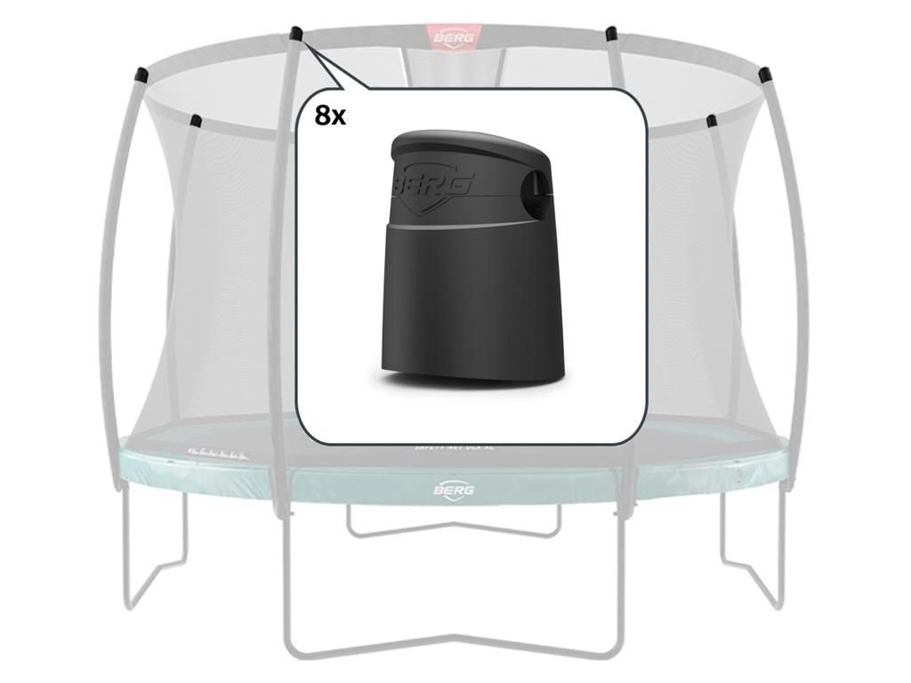 Berg Safety Net Deluxe - Capuchons pour poteaux supérieurs (8x)
