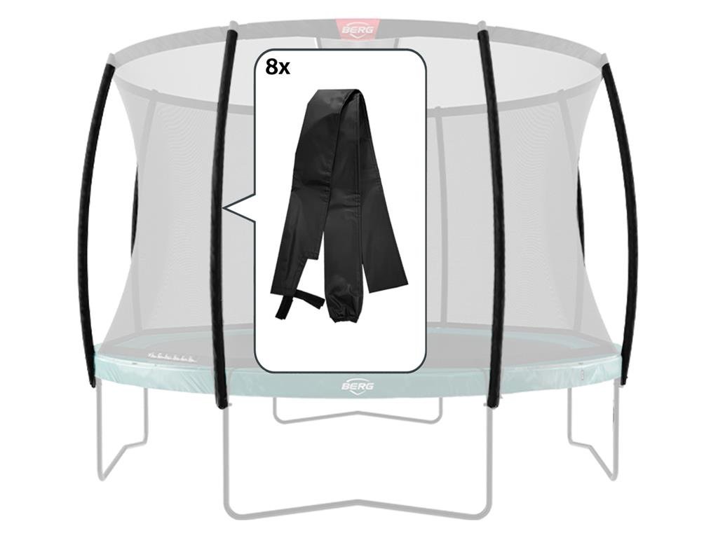 BERG Safety Net Deluxe - Manchons de poteaux (8x)