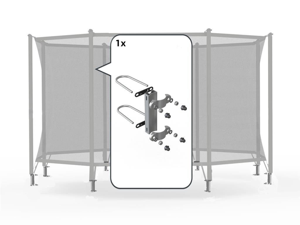 Safety Net Comfort - Fixing set for 1 pole (95mm)