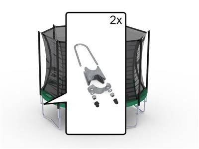 Berg Safety Net Comfort - Jeu de fixation pour 1 poteau