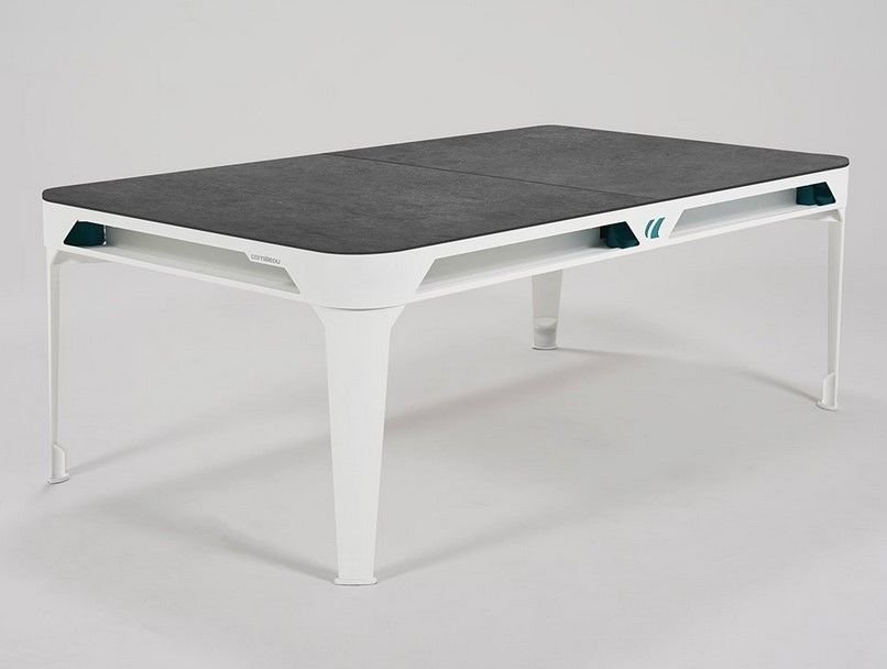 Cornilleau Plateau de table Hyphen "Stone" blanc
