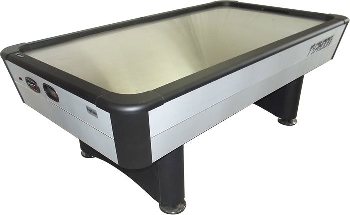 TopTable Typhoon Pro Metal-line Grey/Stainless Steel Air Hockey Table 7FT