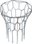 NORTH Metal Net pour poteaux de basket miniature