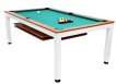 NORTH Essence Table de billard/Table à manger Blanc/Noyer 7FT miniature