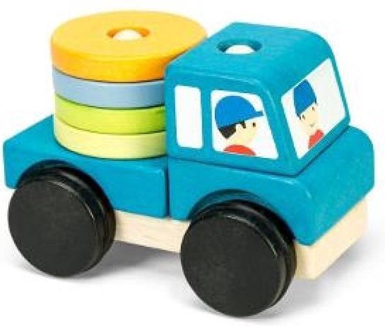 Le Toy Van Vehicle Stacking Blue