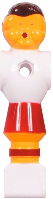 Figurine de baby-foot Rouge / Blanc miniature