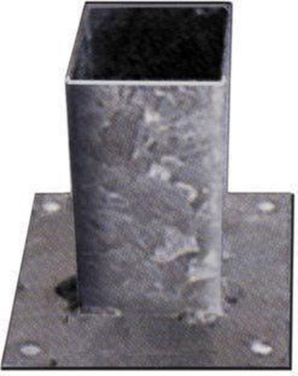 WoodVision Ground Post Holder Galvanised 7 x 7 x 15