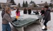 Heblad Concrete Table Tennis Table Green Rounded Corners thumbnail
