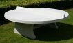 Heblad Concrete Round Table Tennis Table Natural thumbnail