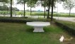 Heblad Concrete Round Table Tennis Table Natural thumbnail