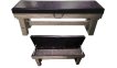 Pool table TopTable Dinner Wood with Benches 7FT thumbnail