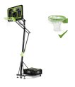 Panneau de basket EXIT Galaxy mobile sur roues avec anneau de dunk - black edition miniature