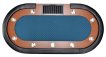 NORTH Table de poker Nevada Bleue 10 personnes miniature
