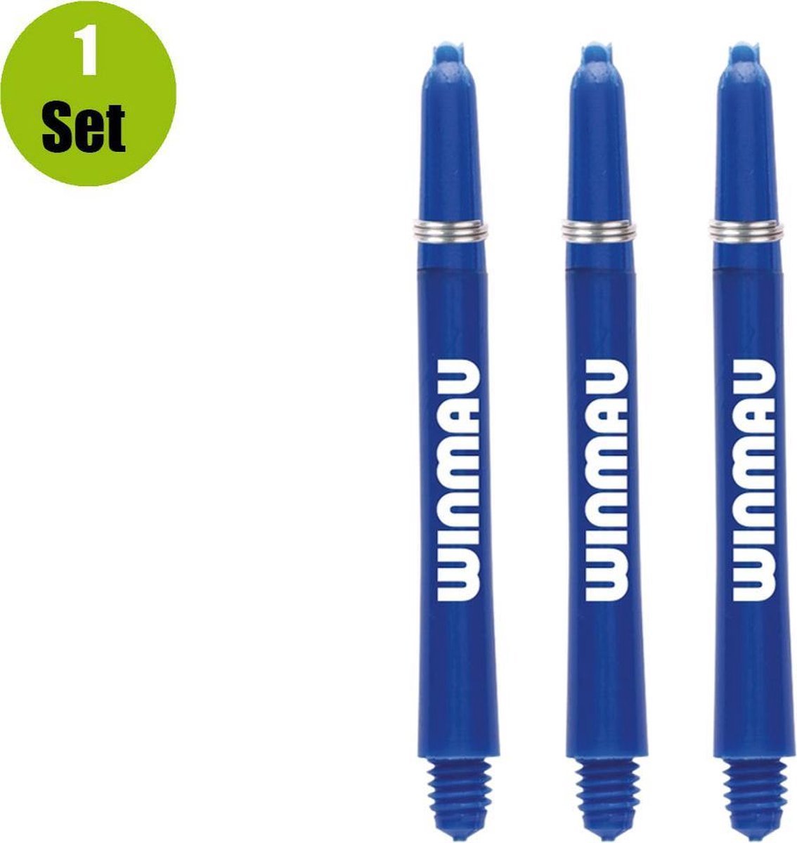 Winmau Dart Shafts Nylon Signature - Blue - Medium - (1 Set)