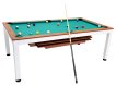 NORTH Essence Table de billard/Table à manger Blanc/Noyer 7FT miniature