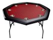 NORTH Octagon Table de poker rouge 8 places miniature