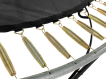EXIT Elegant Premium Trampoline 253 + Safetynet Deluxe Noir miniature